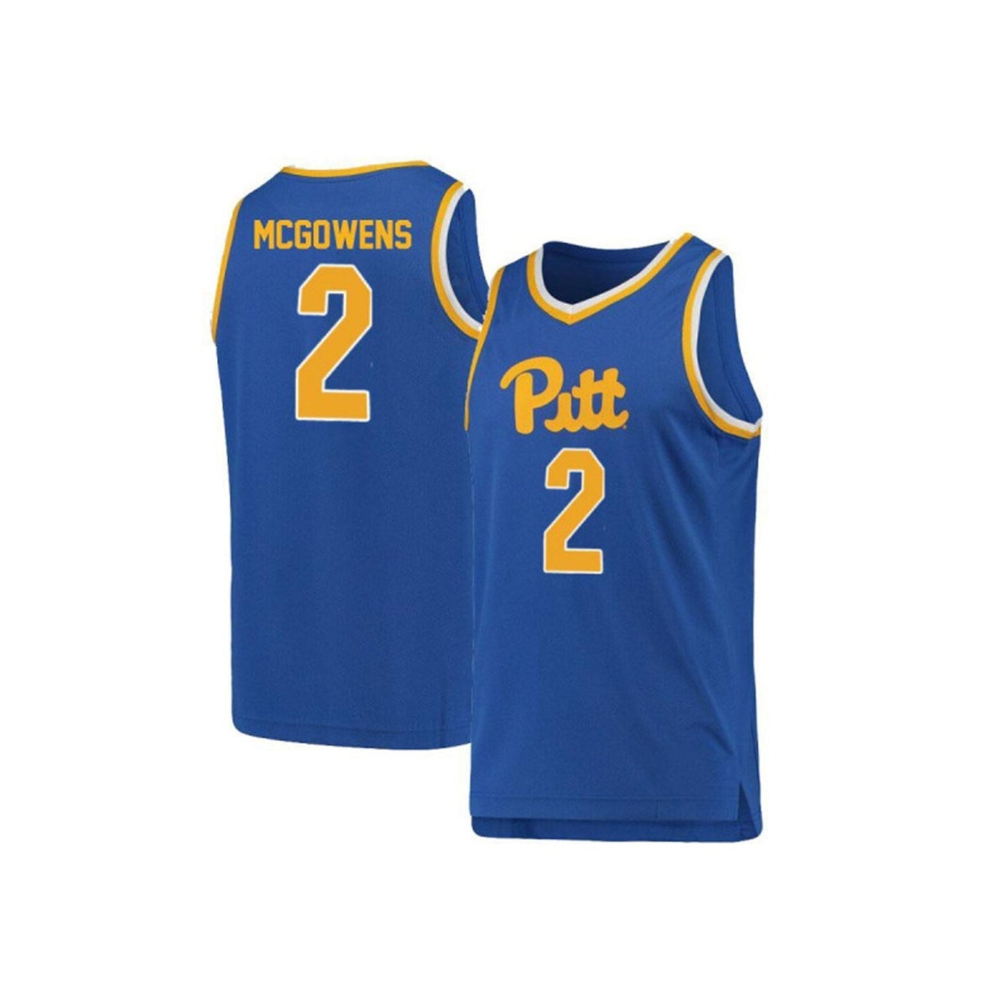 NCAAB Trey McGowens Pittsburgh Panthers 2 Jersey