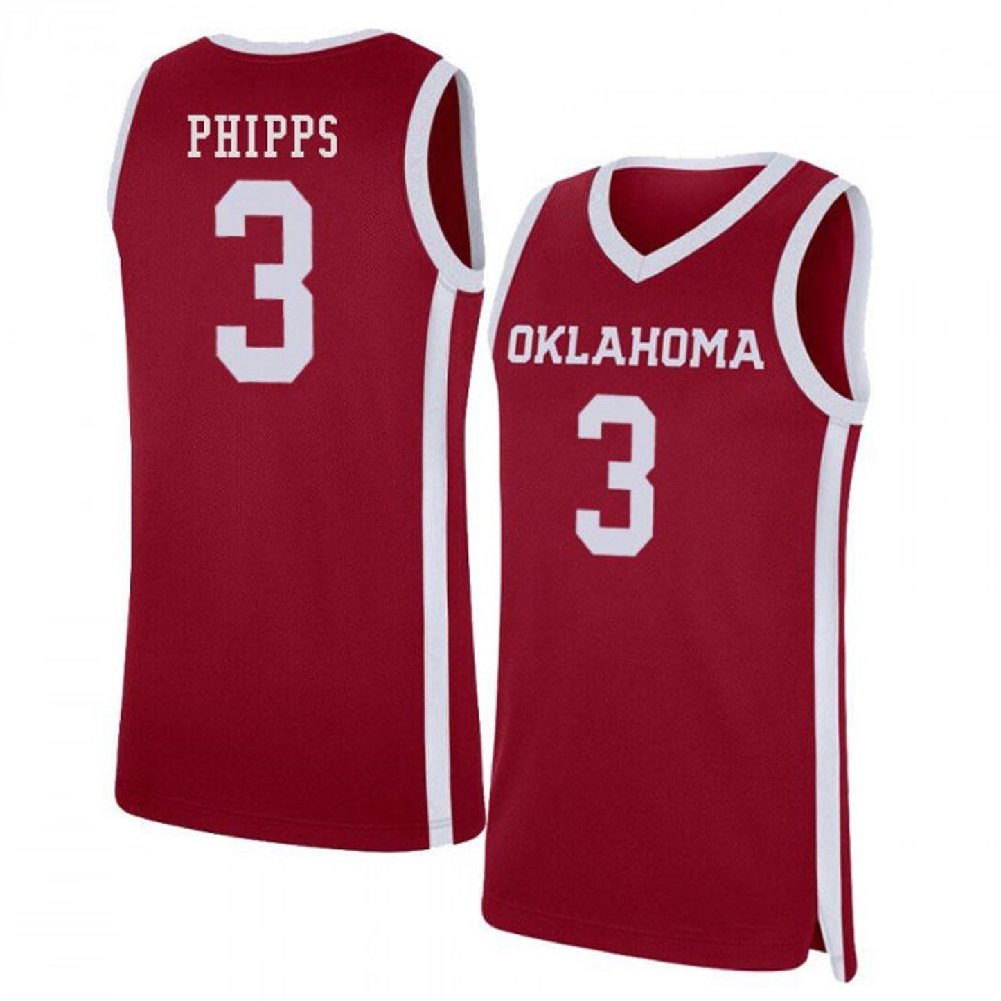 NCAAB Trey Phipps Oklahoma Sooners 3 Jersey