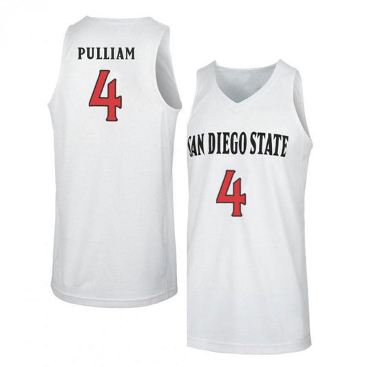 NCAAB Trey Pulliam San Diego State Aztecs 4 Jersey
