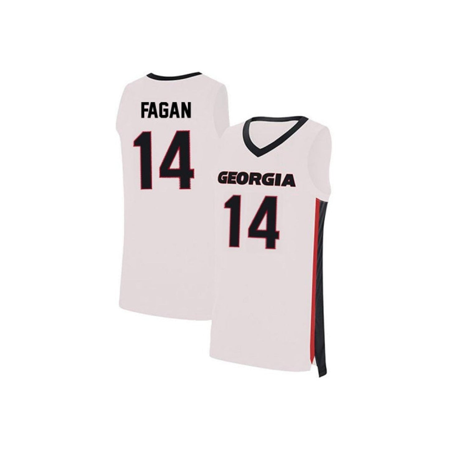 NCAAB Tye Fagan Georgia Bulldogs 14 Jersey