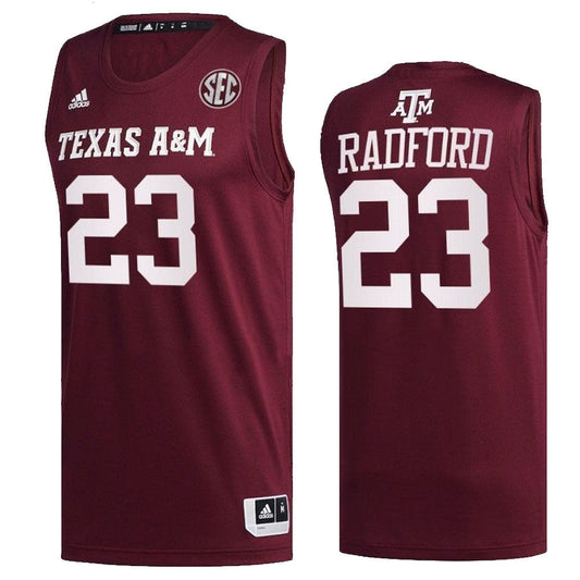 NCAAB Tyrece Radford Texas AM Aggies 23 Jersey