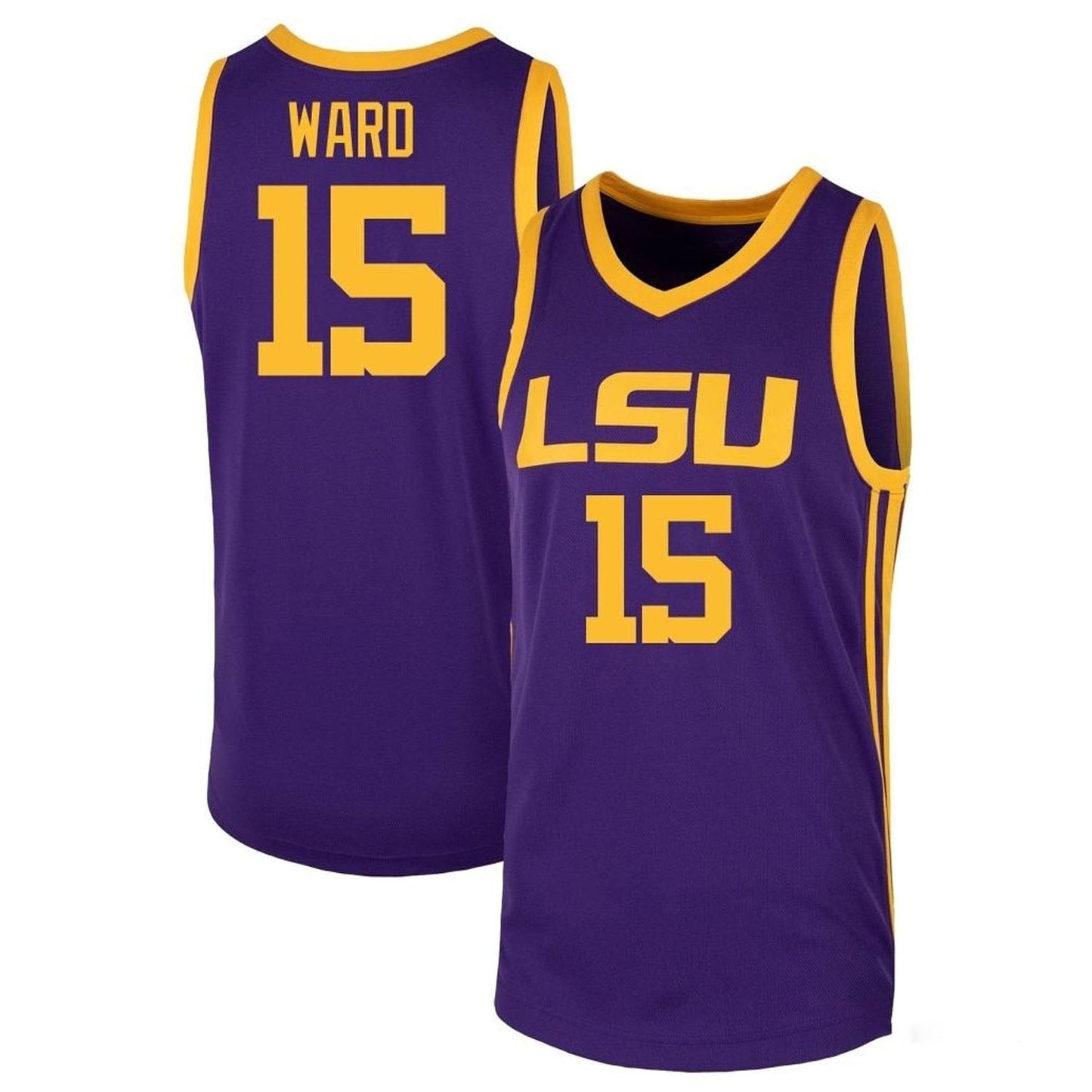 NCAAB Tyrell Ward LSU Tigers 15 Jersey
