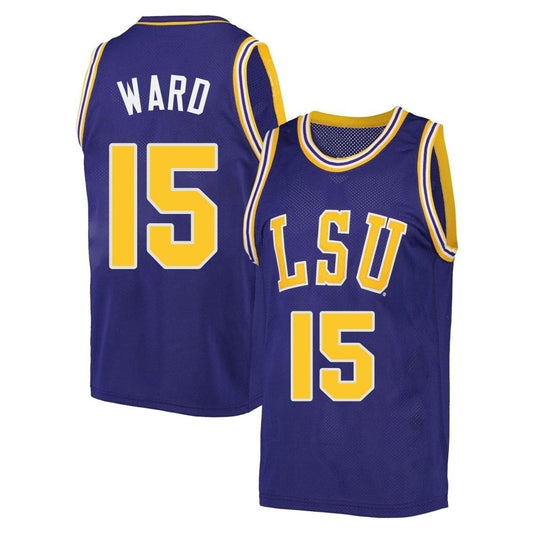 NCAAB Tyrell Ward LSU Tigers 15 Jersey