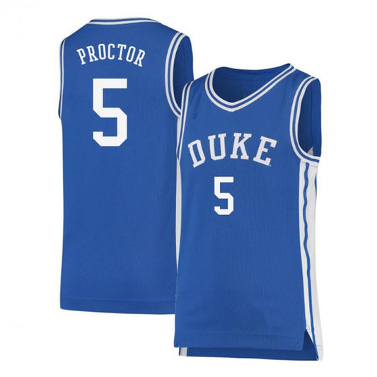 NCAAB Tyrese Proctor Duke Blue Devils 5 Jersey