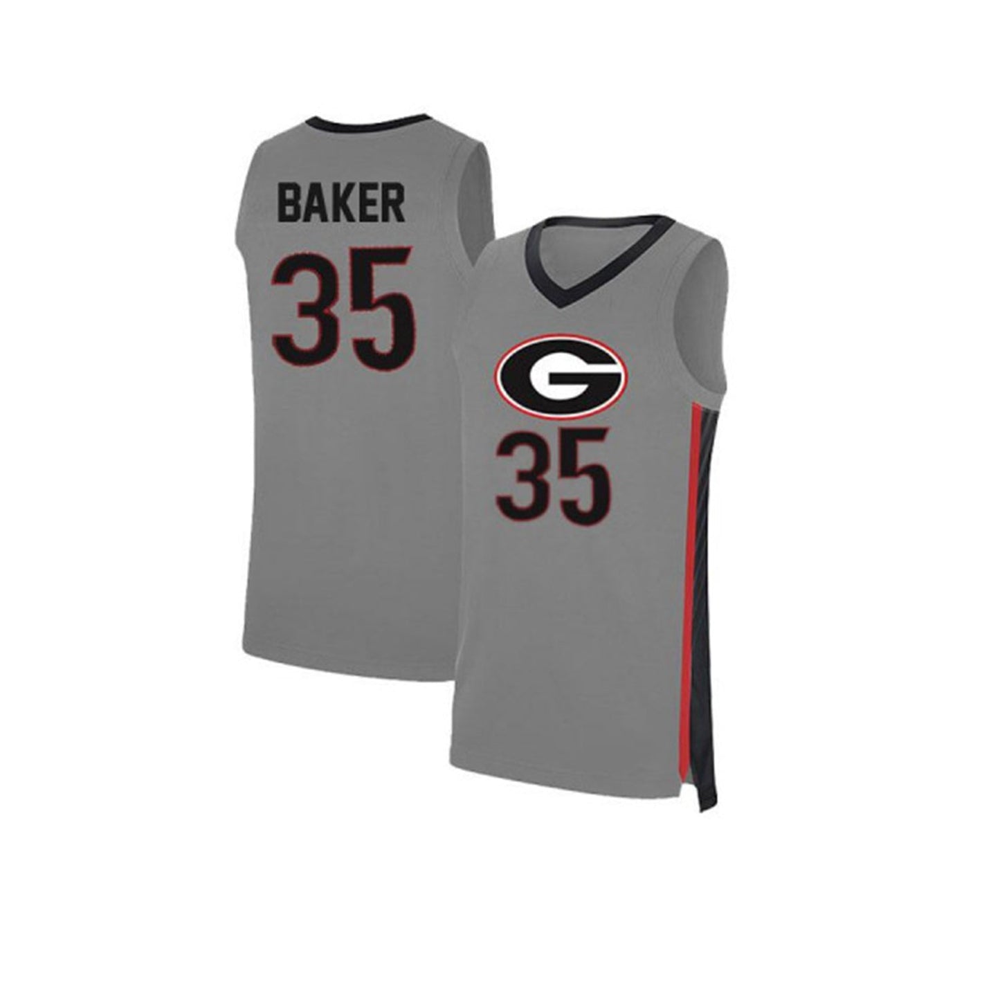 NCAAB Tyrone Baker Georgia Bulldogs 35 Jersey
