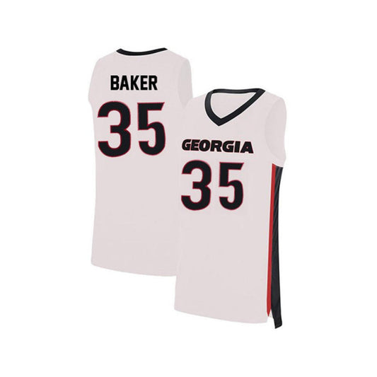 NCAAB Tyrone Baker Georgia Bulldogs 35 Jersey