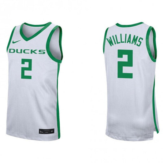 NCAAB Tyrone Williams Oregon Ducks 2 Jersey