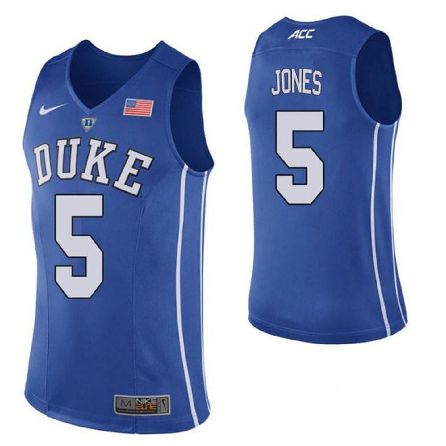 NCAAB Tyus Jones Duke Blue Devils 5 Jersey