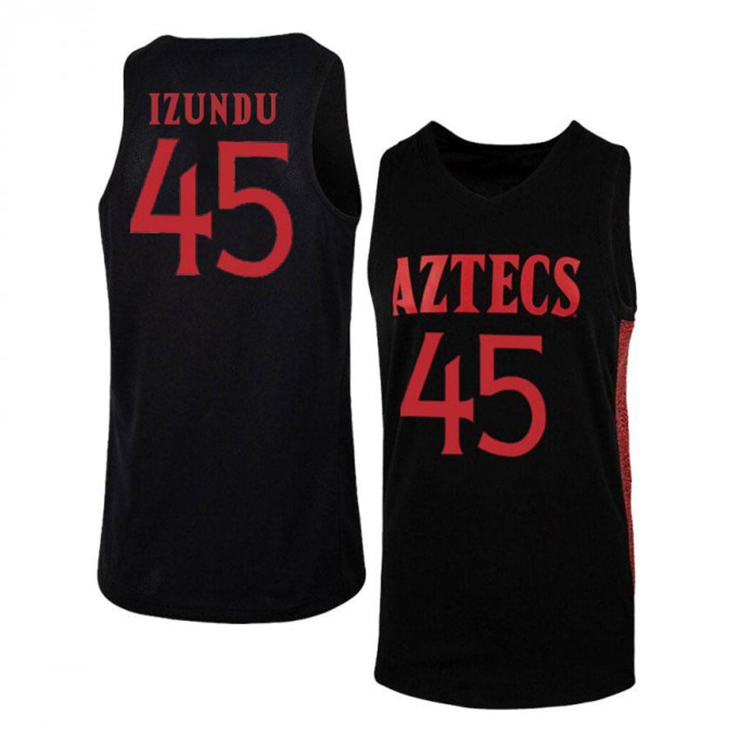 NCAAB Valentine Izundu San Diego State Aztecs 45 Jersey
