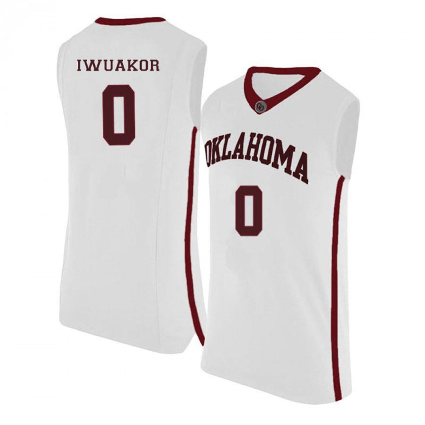 NCAAB Victor Iwuakor Oklahoma Sooners 0 Jersey