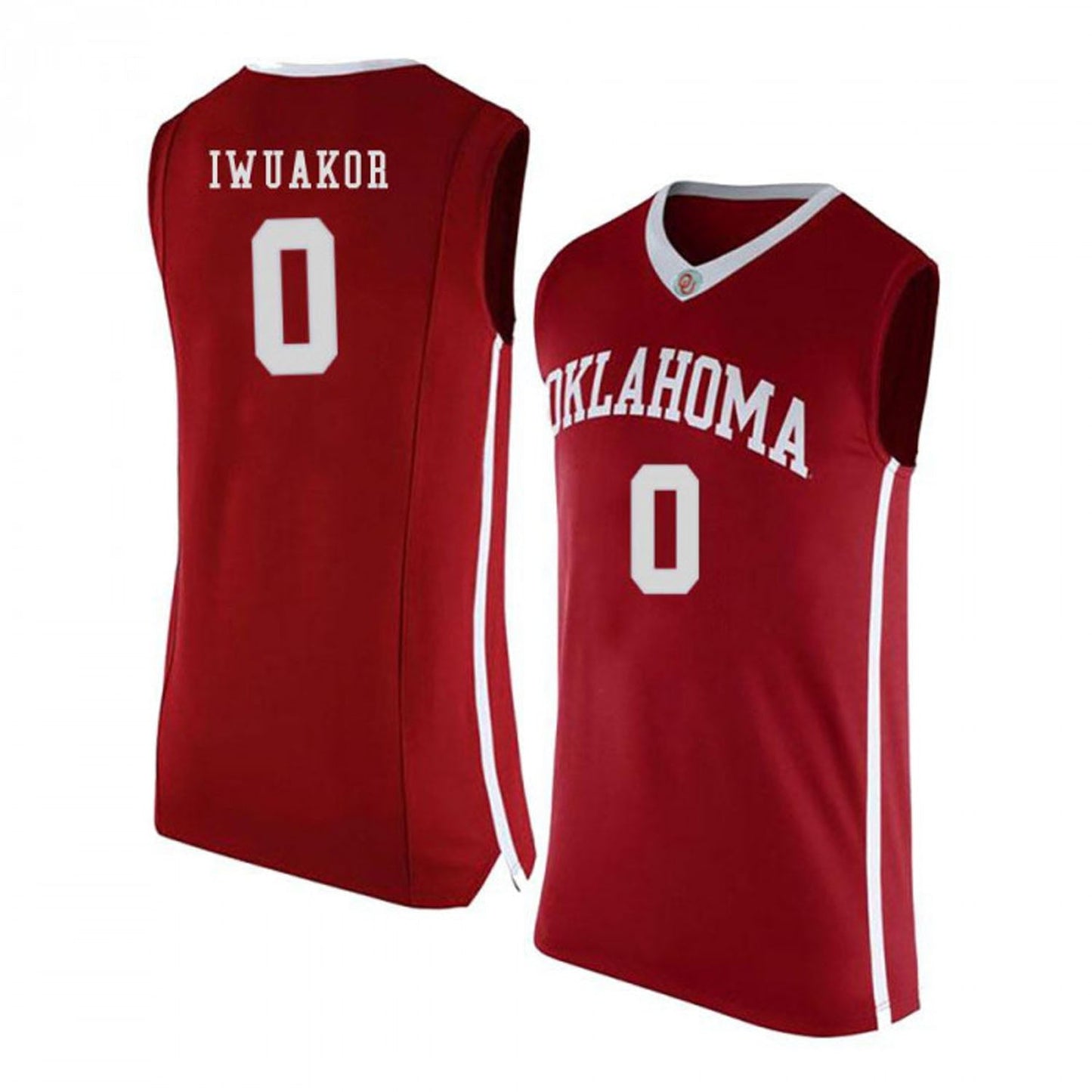 NCAAB Victor Iwuakor Oklahoma Sooners 0 Jersey