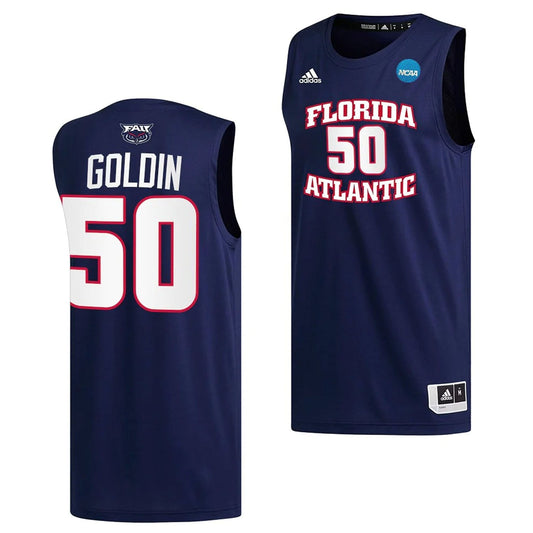 NCAAB Vladislav Goldin Florida Atlantic Owls 50 Jersey