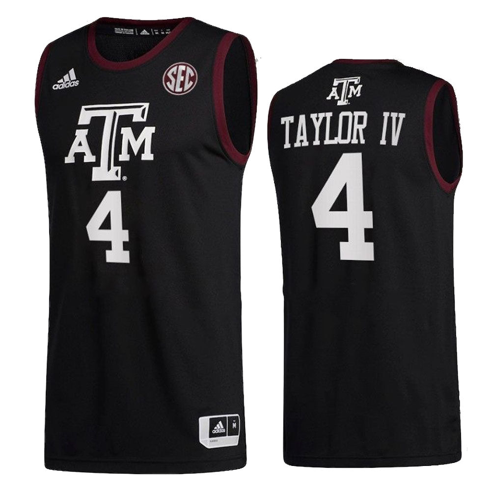 NCAAB Wade Taylor IV Texas AM Aggies 4 Jersey