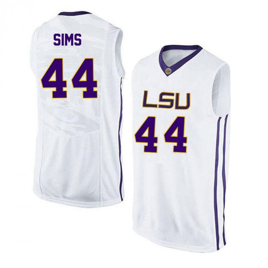 NCAAB Wayde Sims LSU Tigers 44 Jersey