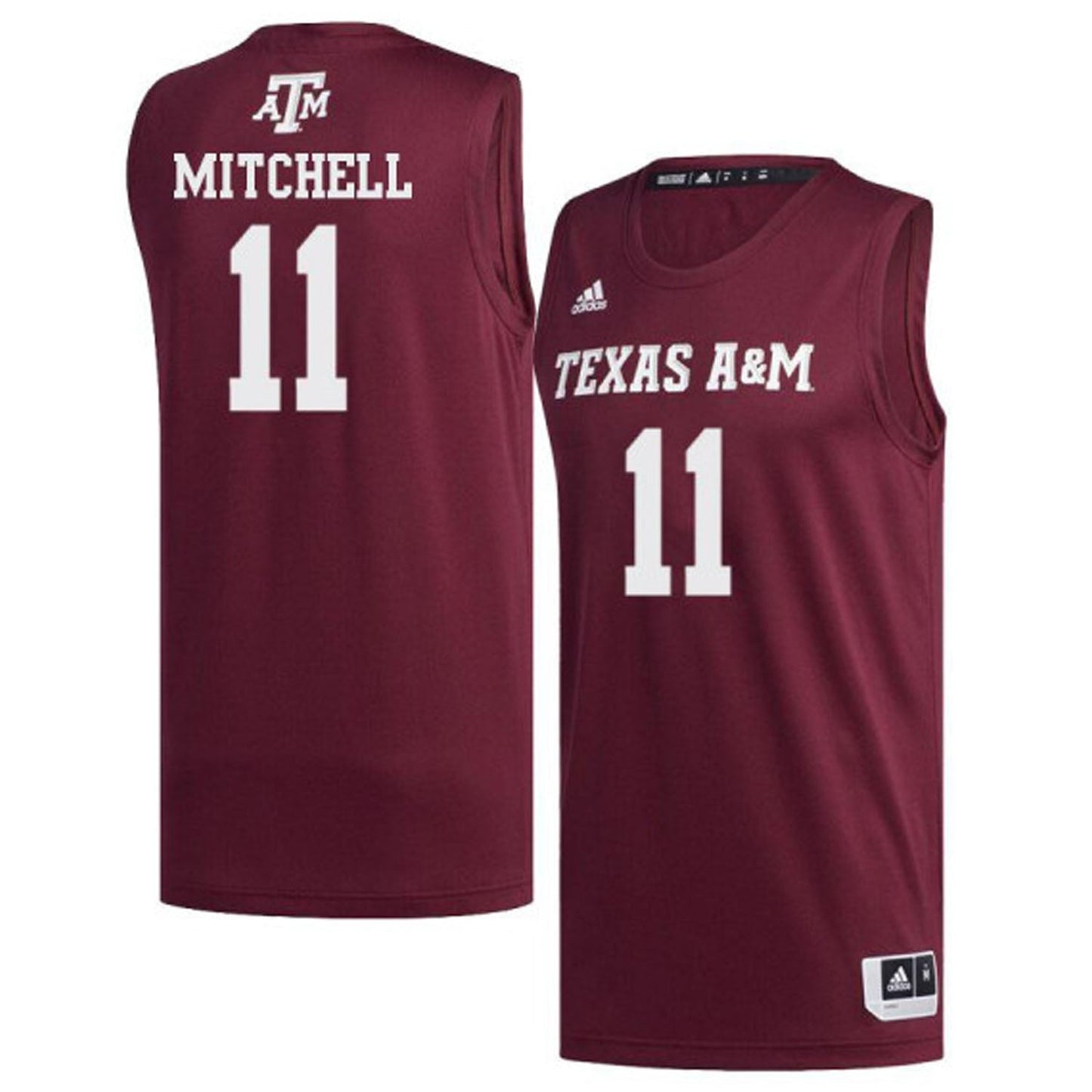 NCAAB Wendell Mitchell Texas A&M 11 Jersey
