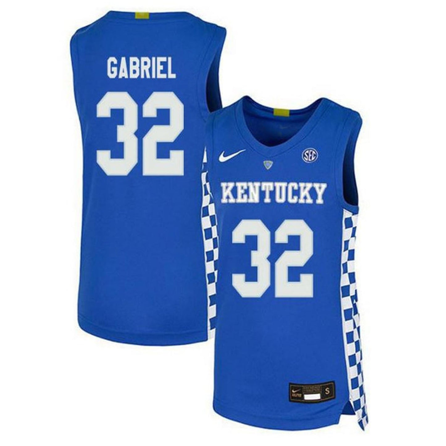 NCAAB Wenyen Gabriel Kentucky Wildcats 32 Jersey