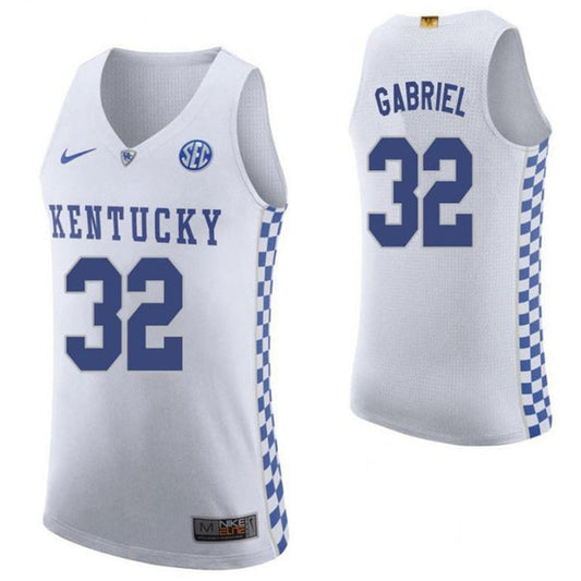 NCAAB Wenyen Gabriel Kentucky Wildcats 32 Jersey