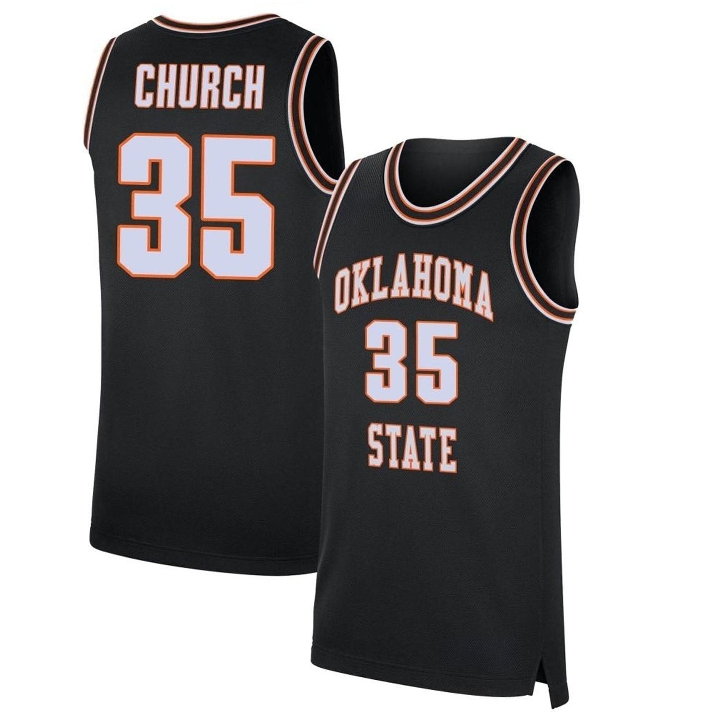 NCAAB Weston Church Oklahoma State Cowboys 35 Jersey