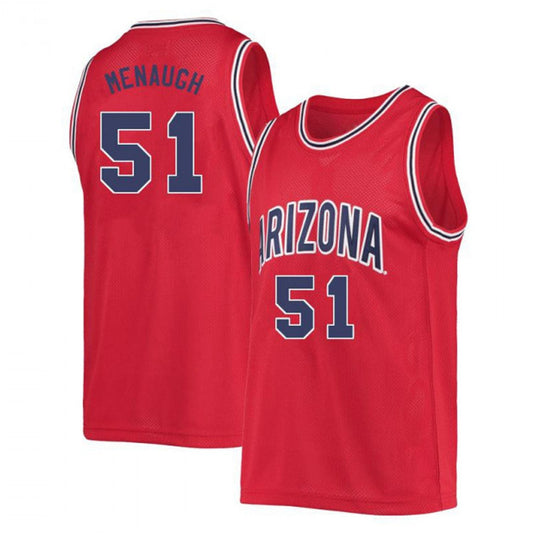 NCAAB Will Menaugh Arizona Wildcats 51 Jersey