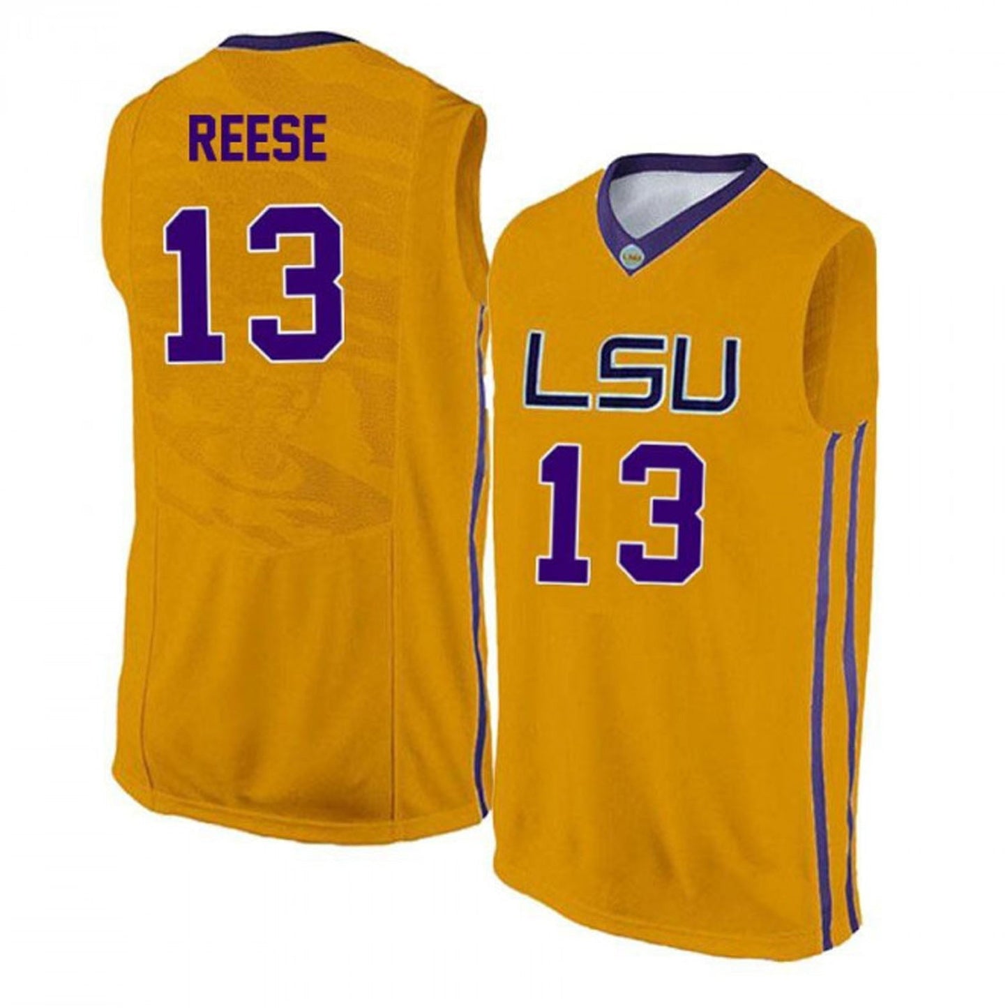 NCAAB Will Reese LSU Tigers 13 Jersey