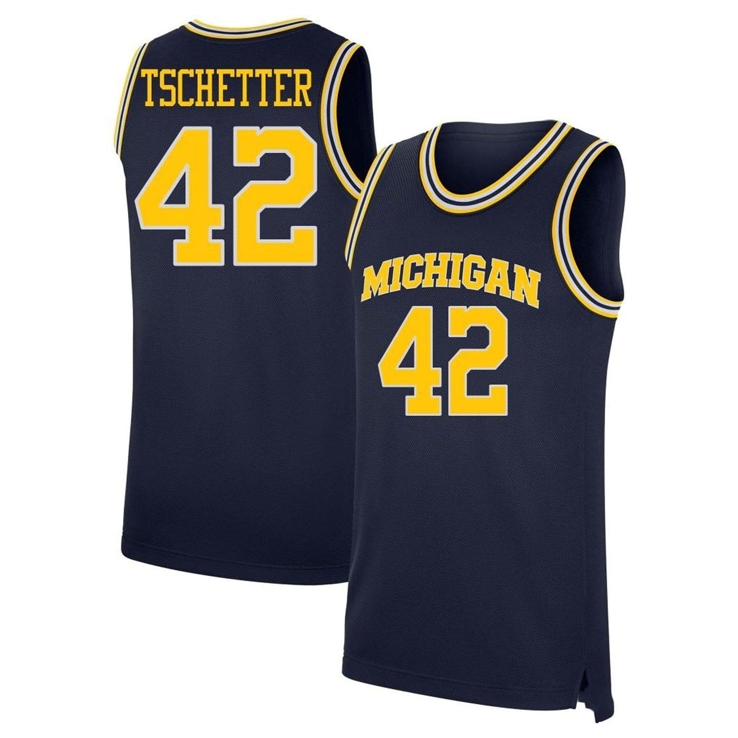 NCAAB Will Tschetter Michigan Wolverines 42 Jersey