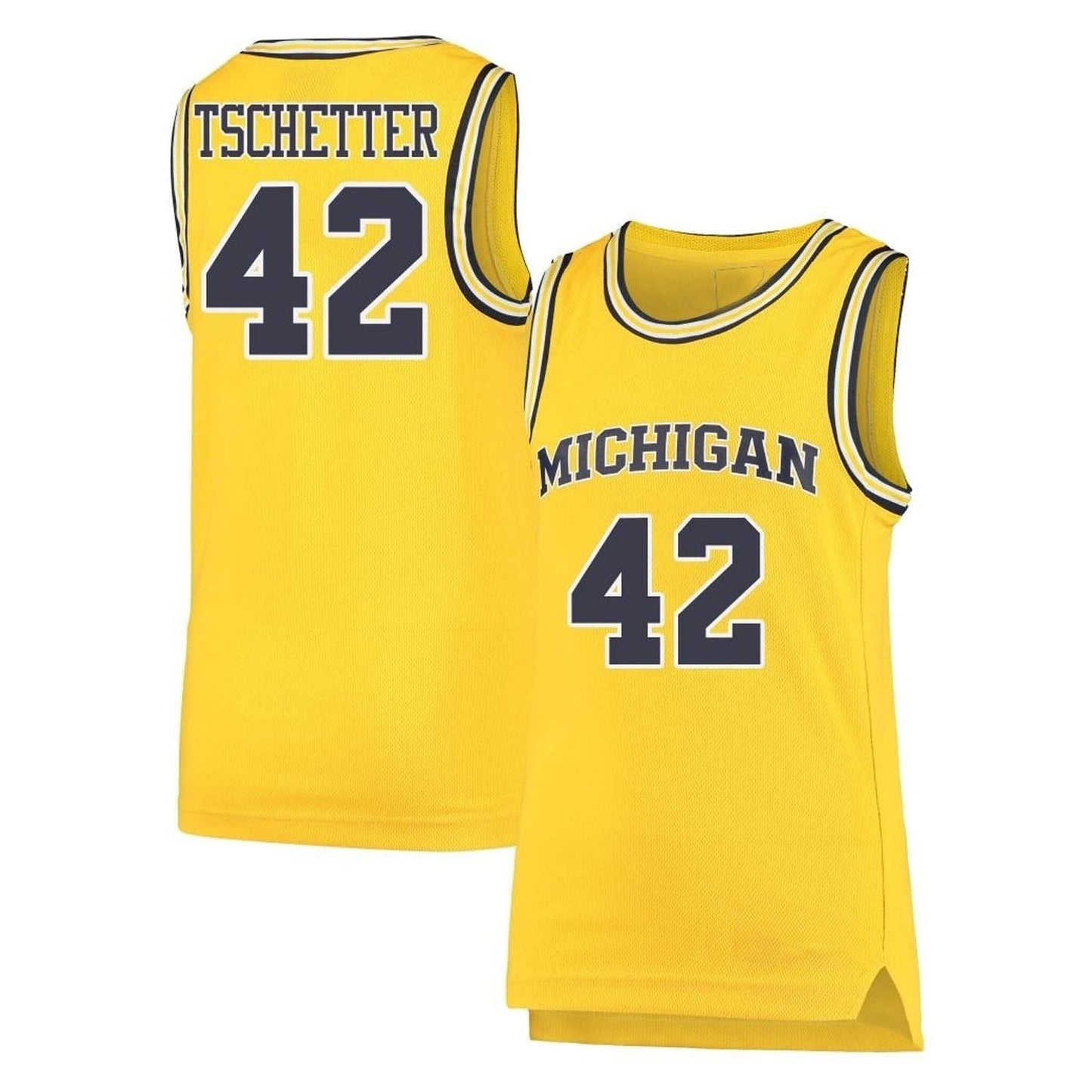 NCAAB Will Tschetter Michigan Wolverines 42 Jersey