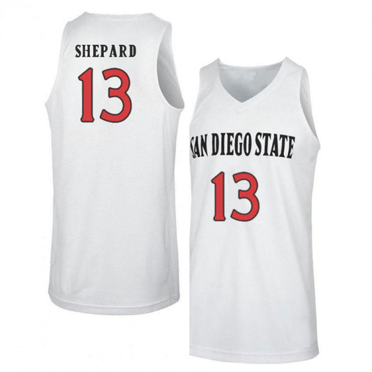 NCAAB Winston Shepard San Diego State Aztecs 13 Jersey