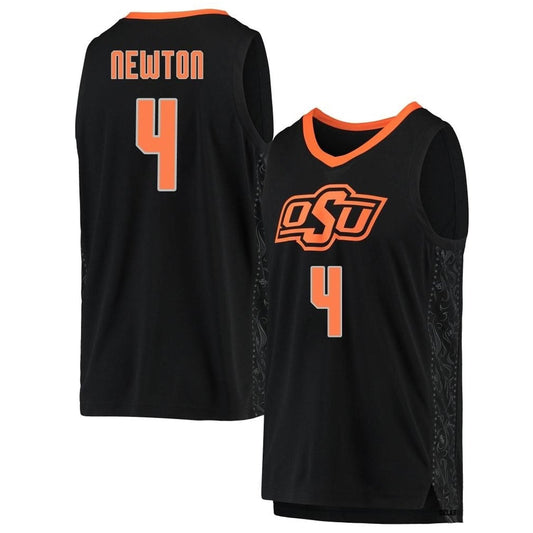 NCAAB Woody Newton Men's Oklahoma State Cowboys 4 Jersey