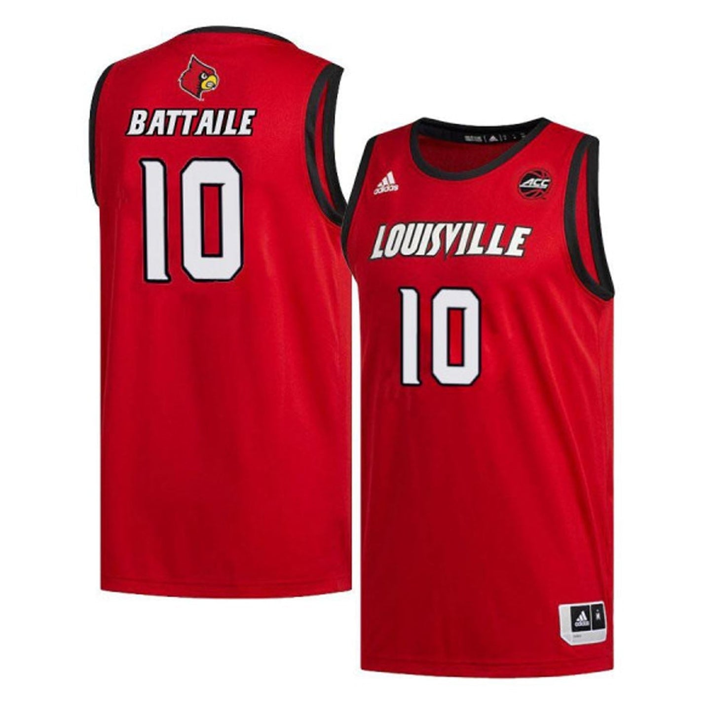 NCAAB Wyatt Battaile Louisville Cardinals 10 Jersey