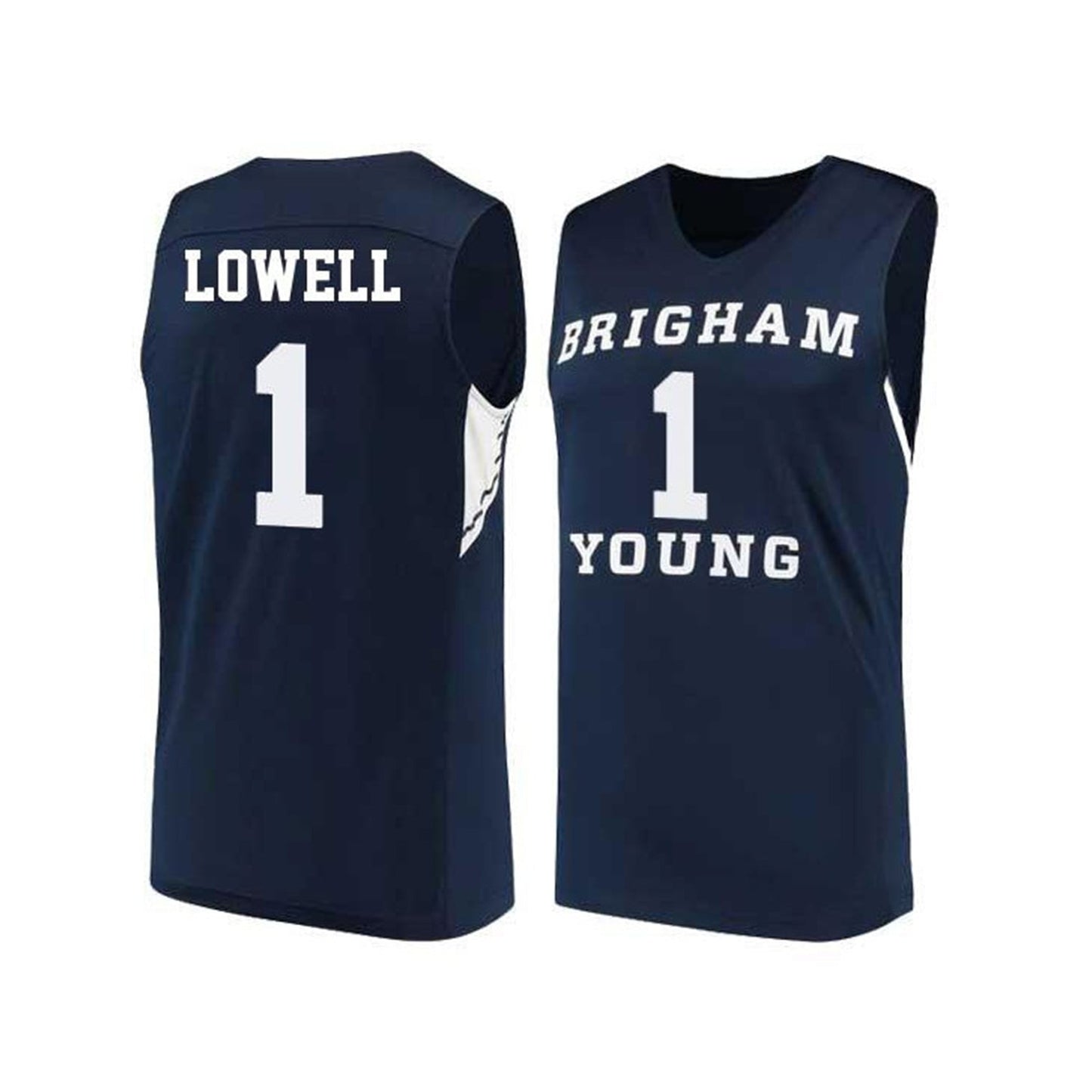 NCAAB Wyatt Lowell BYU Cougars 1 Jersey