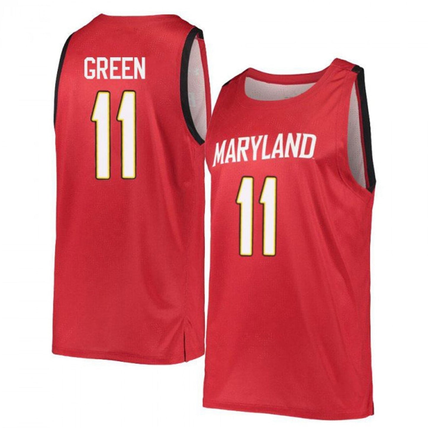NCAAB Xavier Green Maryland Terrapins 11 Jersey