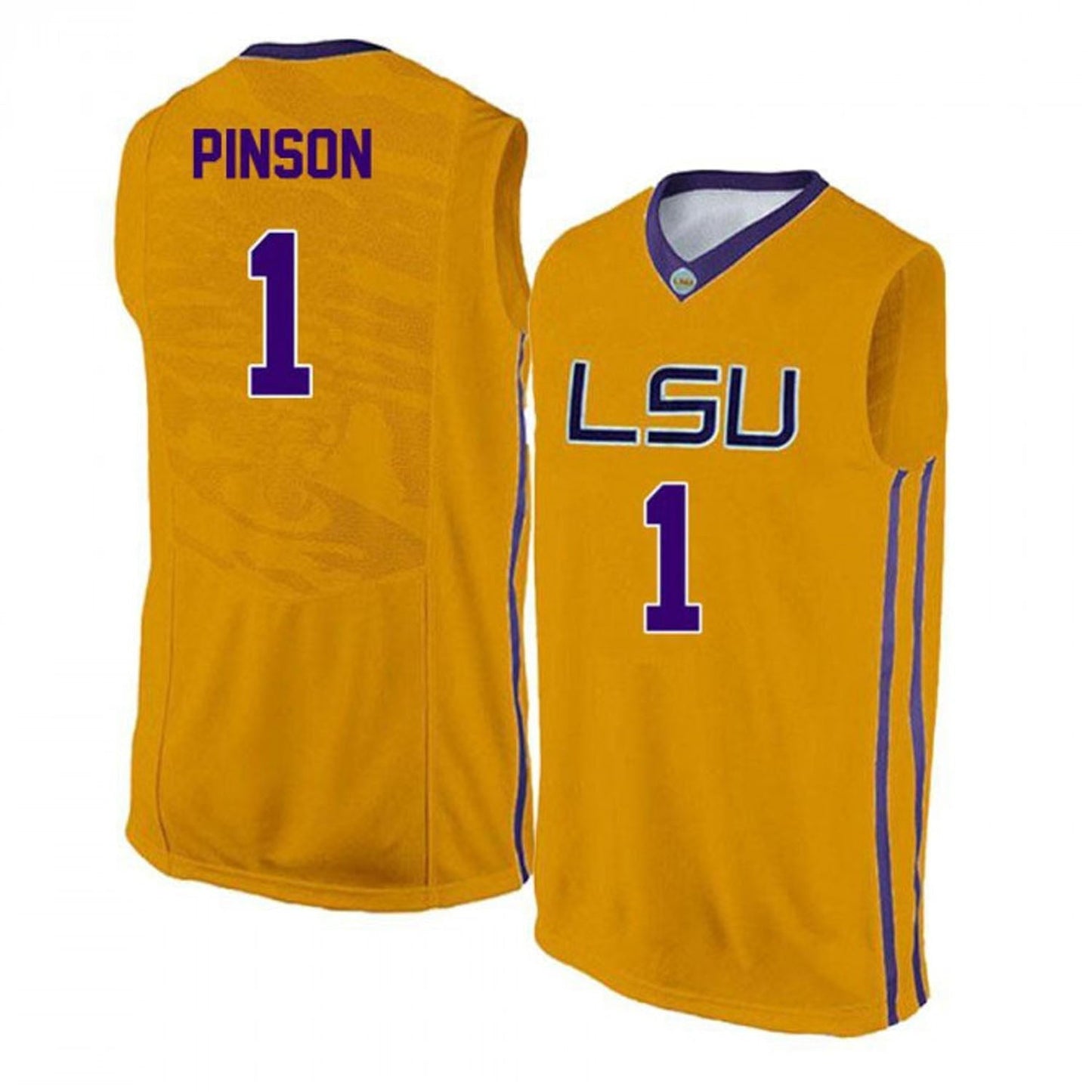 NCAAB Xavier Pinson LSU Tigers 1 Jersey