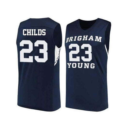 NCAAB Yoeli Childs BYU Cougars 23 Jersey