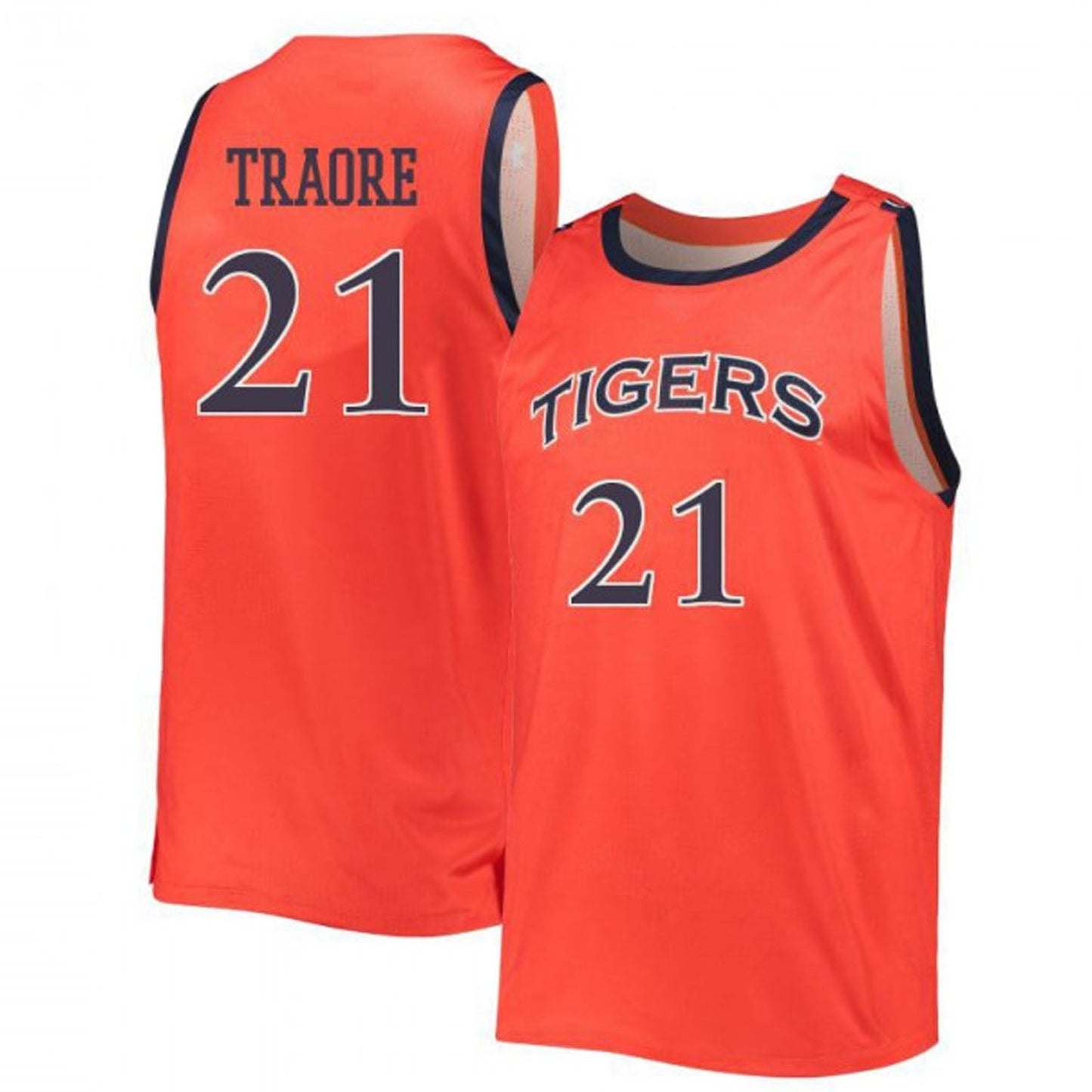 NCAAB Yohan Traore Auburn Tigers 21 Jersey