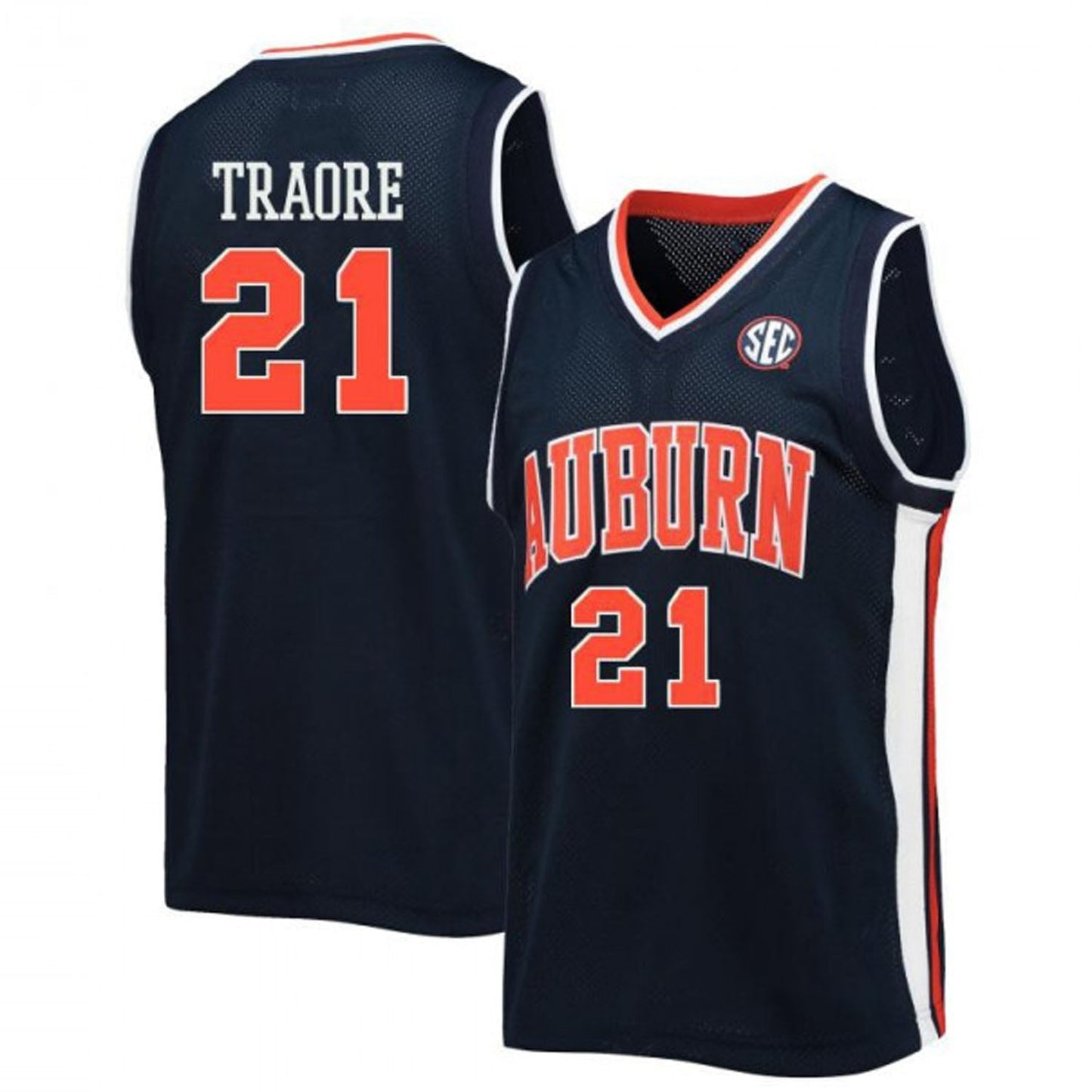 NCAAB Yohan Traore Auburn Tigers 21 Jersey