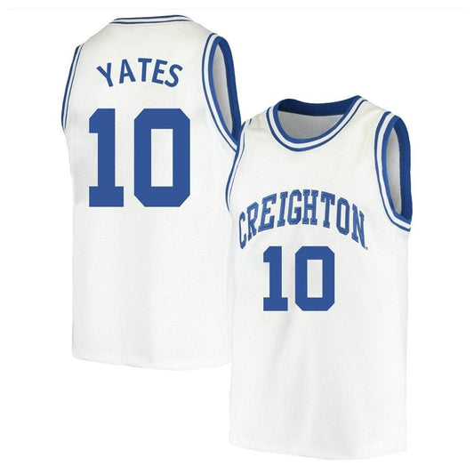 NCAAB Zander Yates Creighton Bluejays 10 Jersey