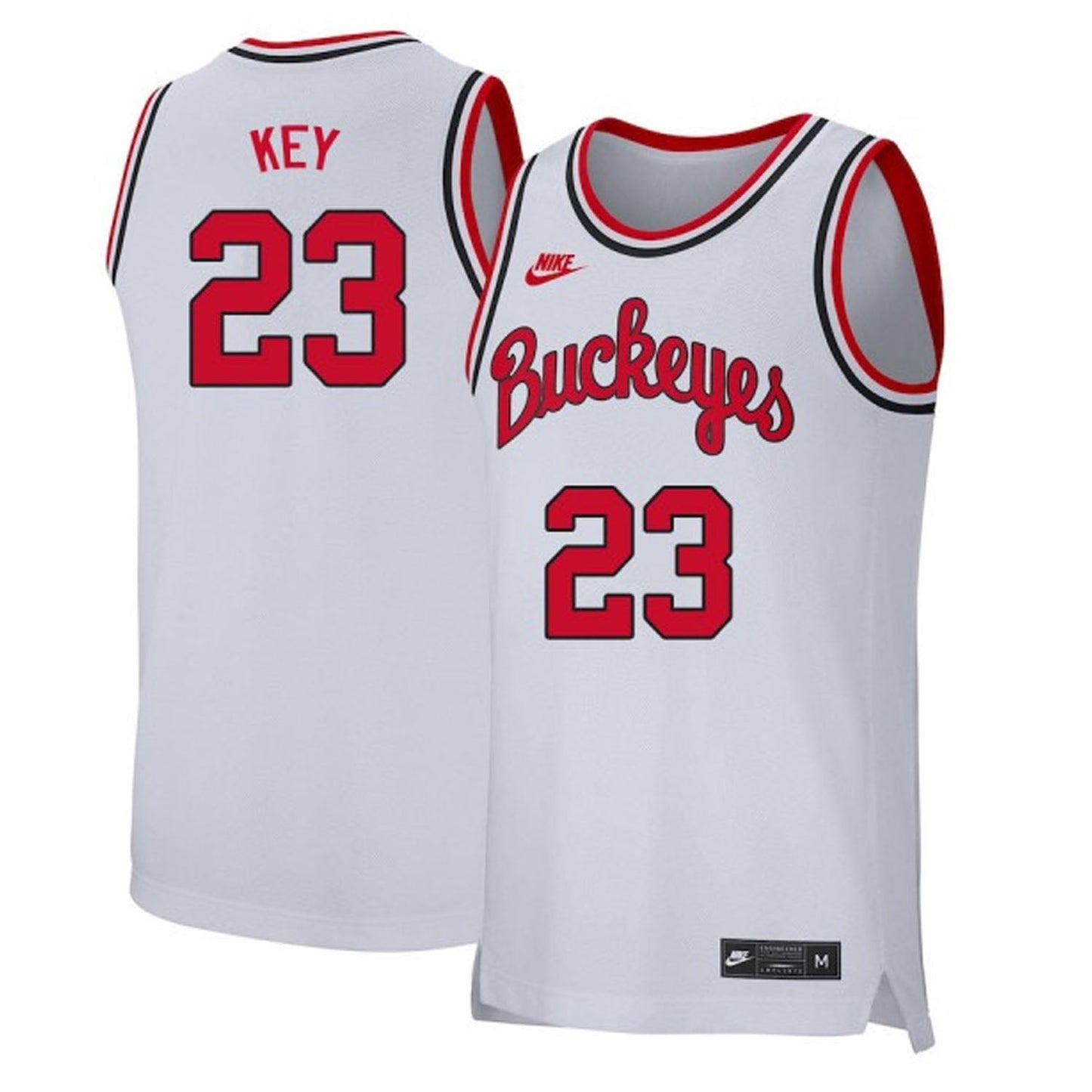 NCAAB Zed Key Ohio State Buckeyes 23 Jersey