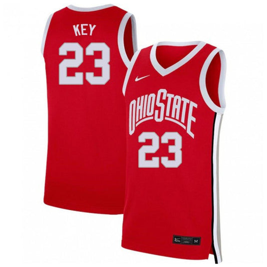 NCAAB Zed Key Ohio State Buckeyes 23 Jersey