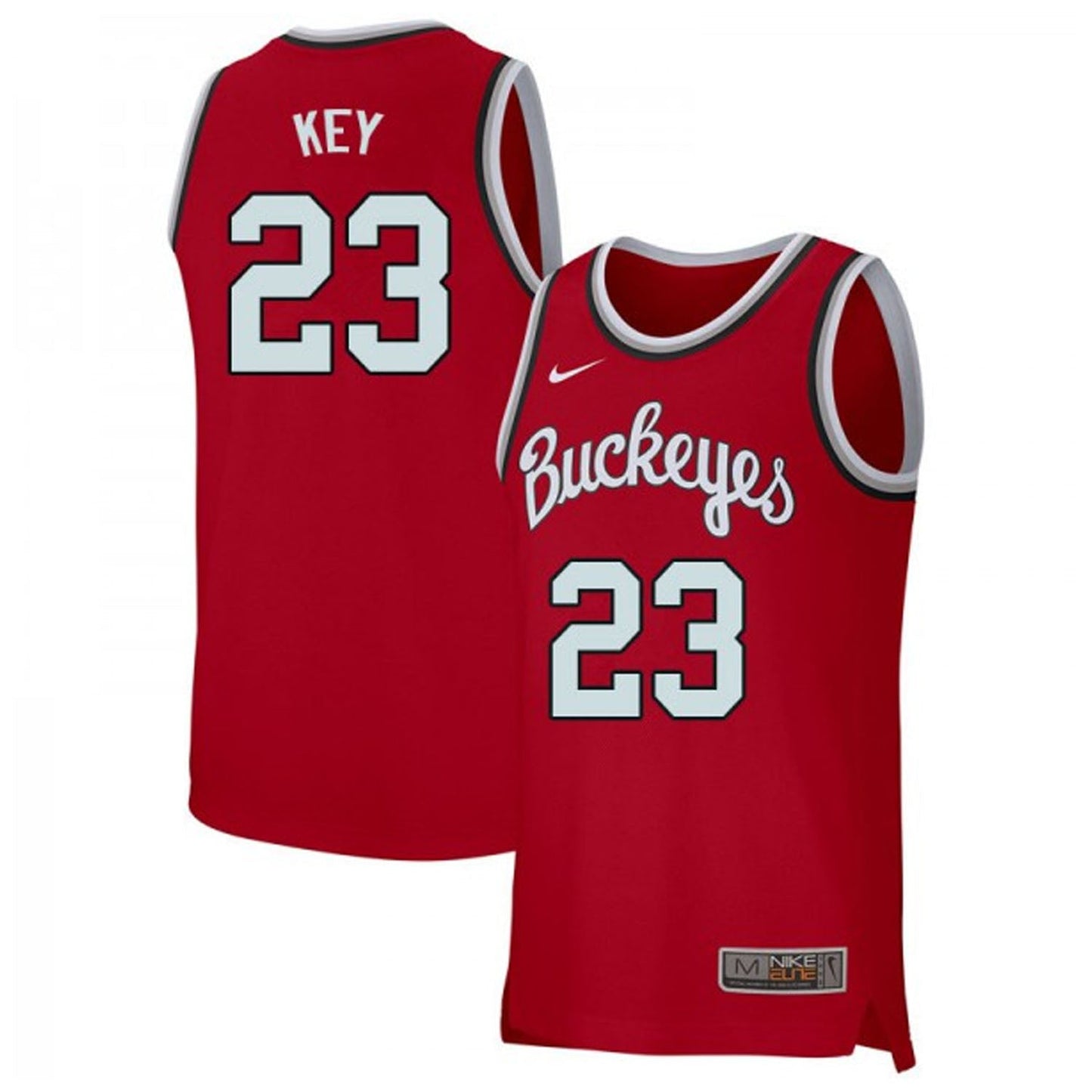 NCAAB Zed Key Ohio State Buckeyes 23 Jersey