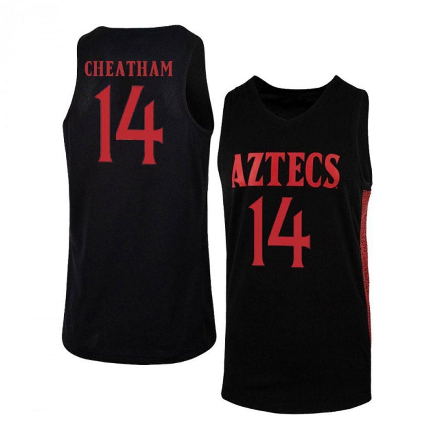 NCAAB Zylan Cheatham San Diego State Aztecs 14 Jersey