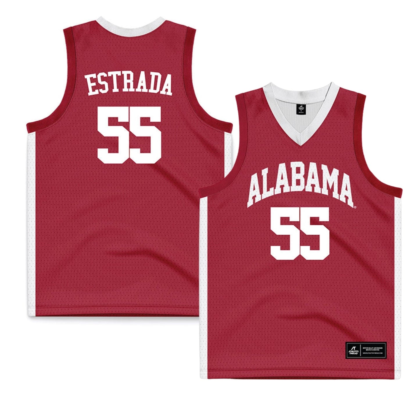 NCAAB Aaron Estrada Alabama Crimson Tide 55 Jersey