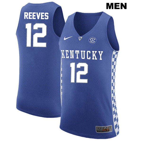NCAAB Antonio Reeves Kentucky Wildcats 12 Jersey