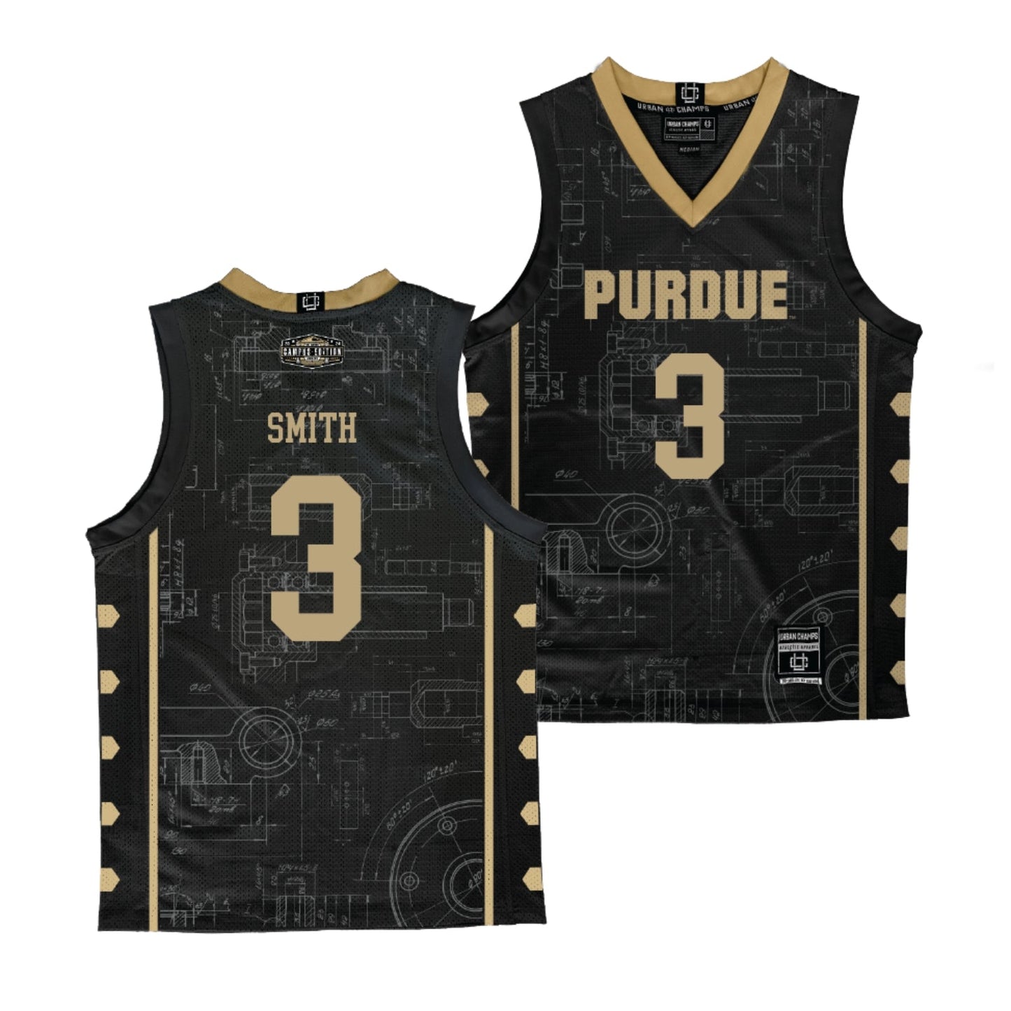 NCAAB Braden Smith Purdue Boilermakers 3 Jersey