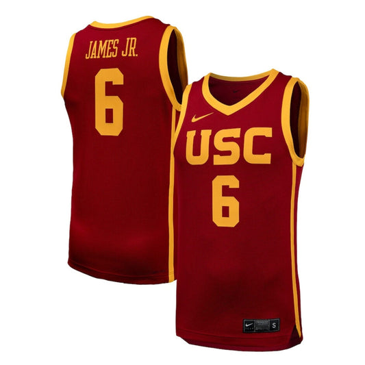 NCAAB Bronny James Jr USC Trojans 6 Jersey