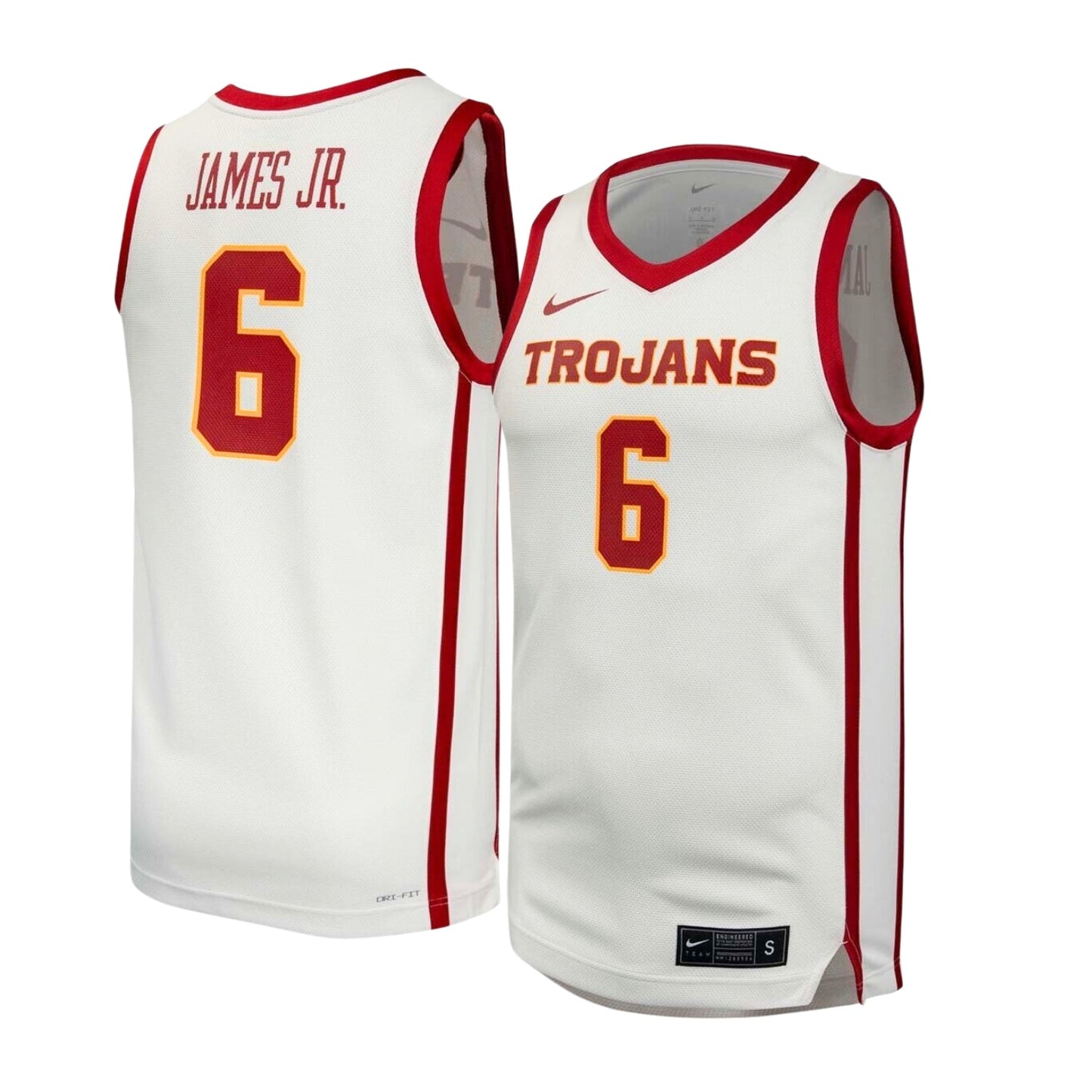 NCAAB Bronny James Jr USC Trojans 6 Jersey
