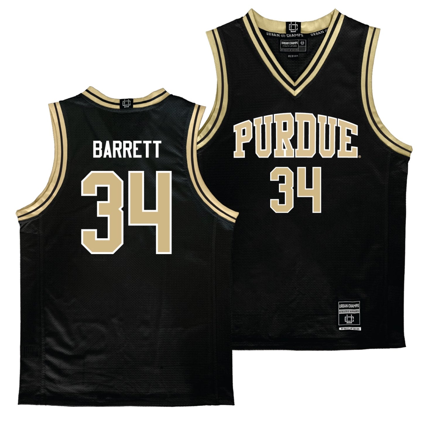 NCAAB Carson Barrett Purdue Boilermakers 34 Jersey