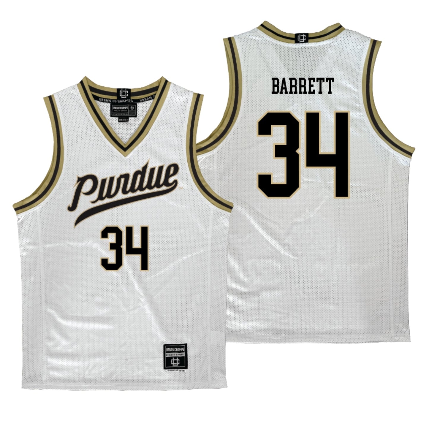 NCAAB Carson Barrett Purdue Boilermakers 34 Jersey