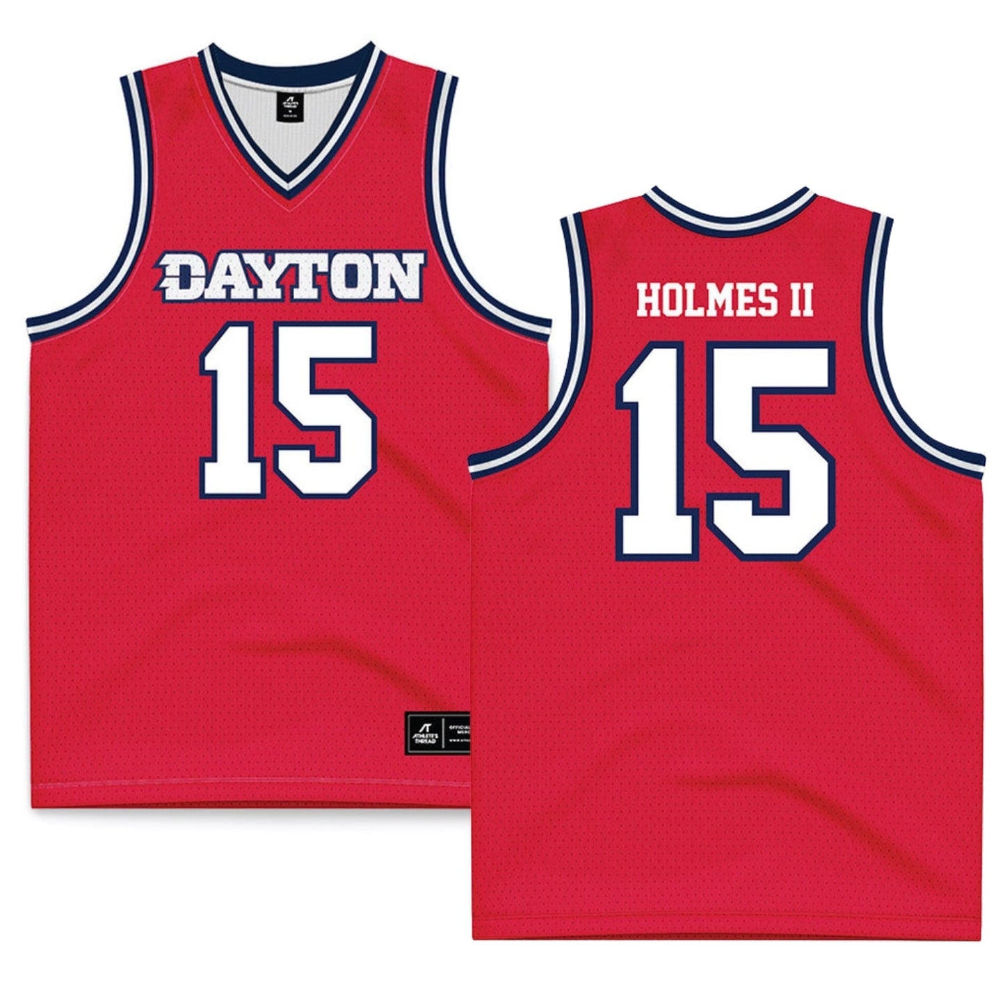 NCAAB DaRon Holmes II Dayton Flyers 15 Jersey