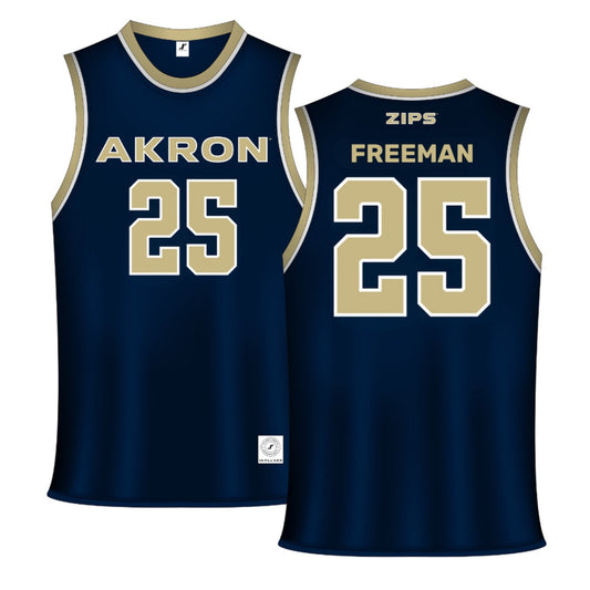 NCAAB Enrique Freeman Akron Zips 25 Jersey