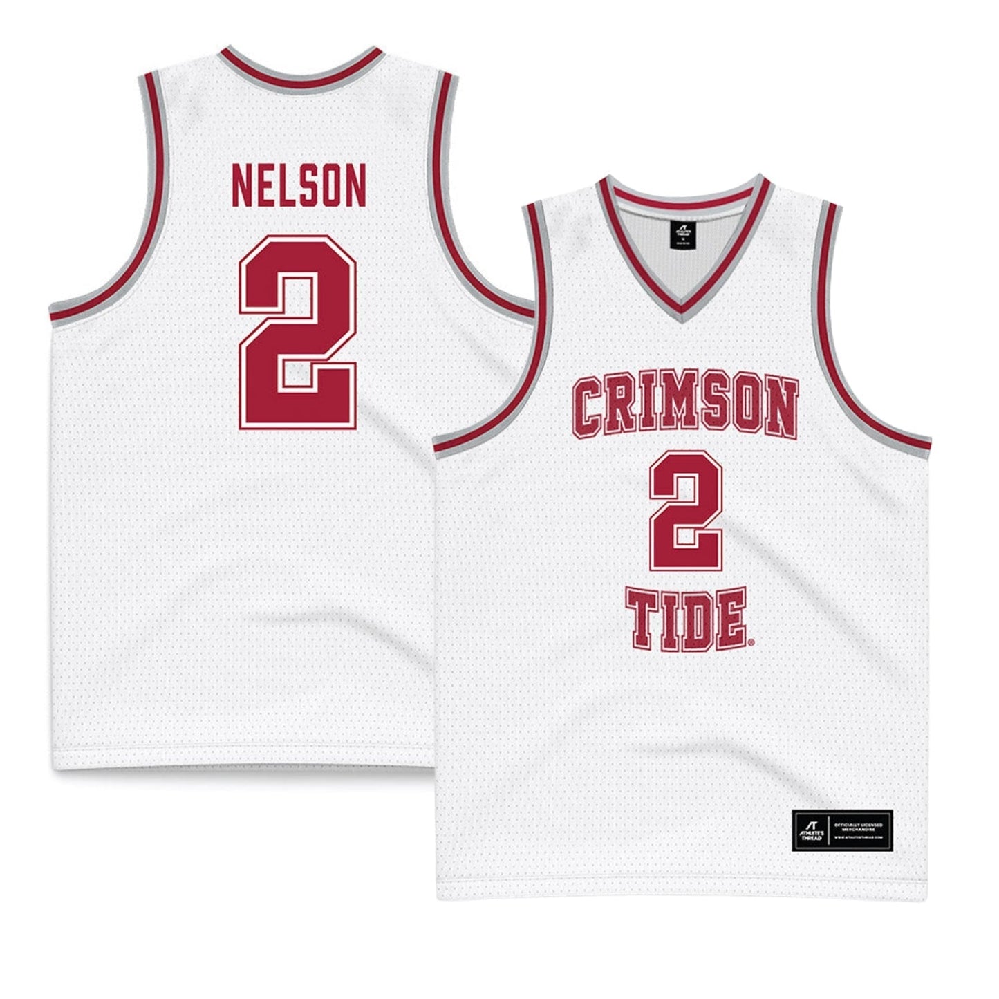 NCAAB Grant Nelson Alabama Crimson Tide 2 Jersey